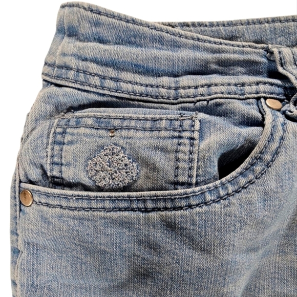 Christopher & Banks Petite Relaxed Blue Jeans Size 14P - Picture 4 of 7